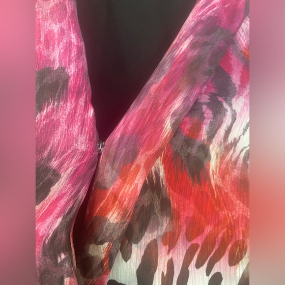 Multicoloured Animal Print Blouse - Size M - Picture 8 of 12